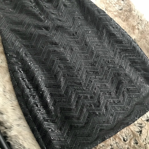 SOLD Lovers & Friends Envy Dress in Black Sequin - Picture 6 of 8